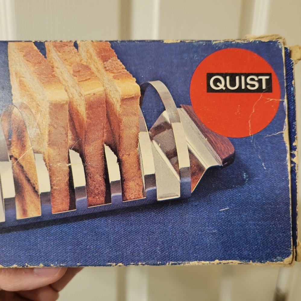 Vintage Toast Rack ~ NOS/NIB - Original Box ~ QUIST - Germany? ~ MCM ~ Retro! - Picture 4 of 15